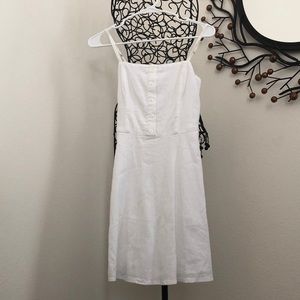 Hollister White Basic and Flowy Dress